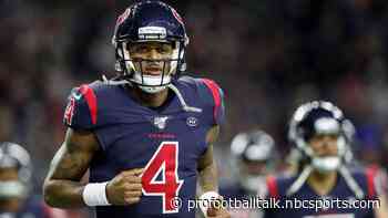 As protection improves, Deshaun Watson runs less