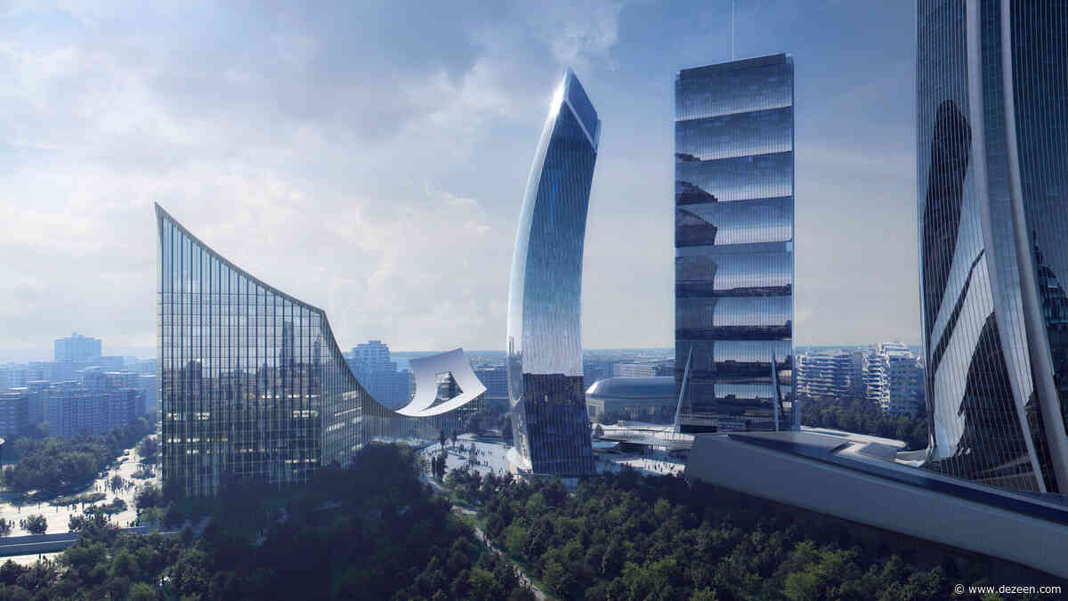 BIG reveals visuals of gateway building for Milan's CityLife district