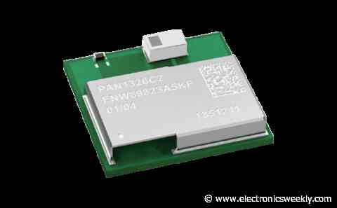 Panasonic Bluetooth HCI module available at Rutronik UK