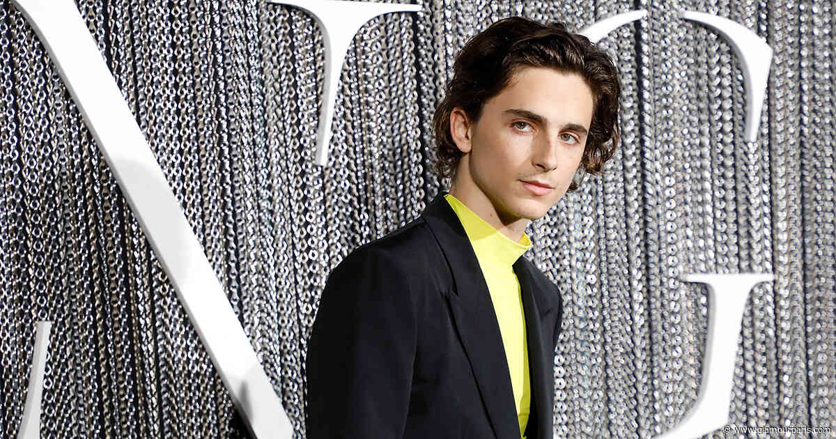 Timothée Chalamet élu l’homme le mieux habillé du monde