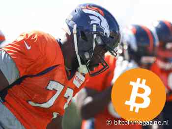 Bitcoin betaalprovider BTCPay op schoenen van NFL-speler