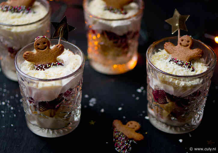 De mooiste kerstdesserts die je in een glaasje serveert
