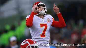 Harrison Butker is the AFC special teams player of the month