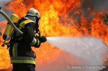 Feuer in Oberfranken: Scheune steht in Flammen