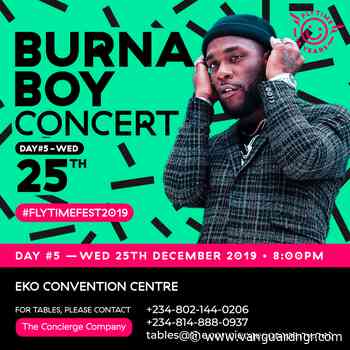 Christmas with Burna Boy live at flytime music festival 2019