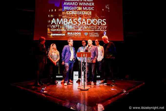 BRIGHTON MUSIC CONFERENCE awarded for commitment to electronic dance music at the ambassadors of the night awards!