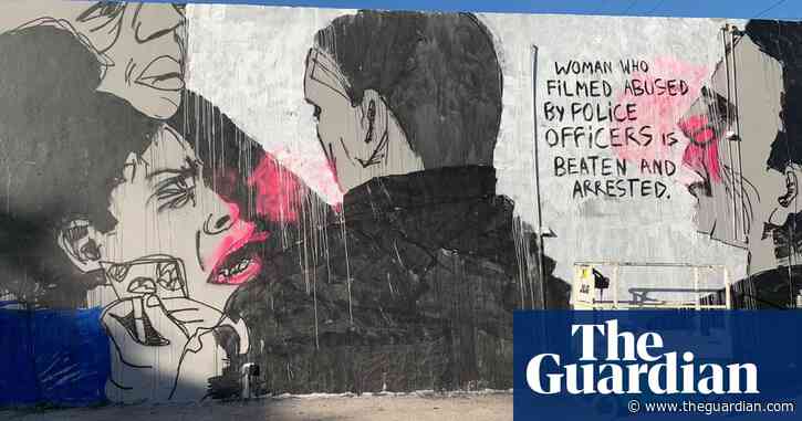 Miami mural of Rio police abuse painted over after officers complain