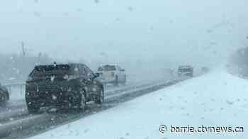 Squalls hammer the region making for a messy morning commute