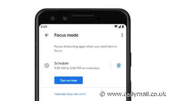 Android launches 'Focus Mode' that helps users avoid constantly checking social media and other apps