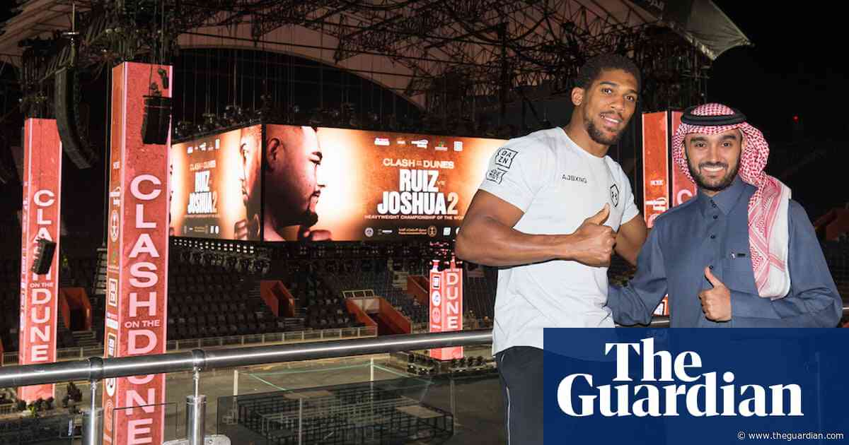 Anthony Joshua backs Saudi Arabia: ‘It’s trying to do a good job politically’