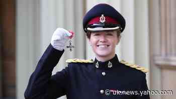 Major who led record-breaking women across Antarctica hailed by Prince of Wales