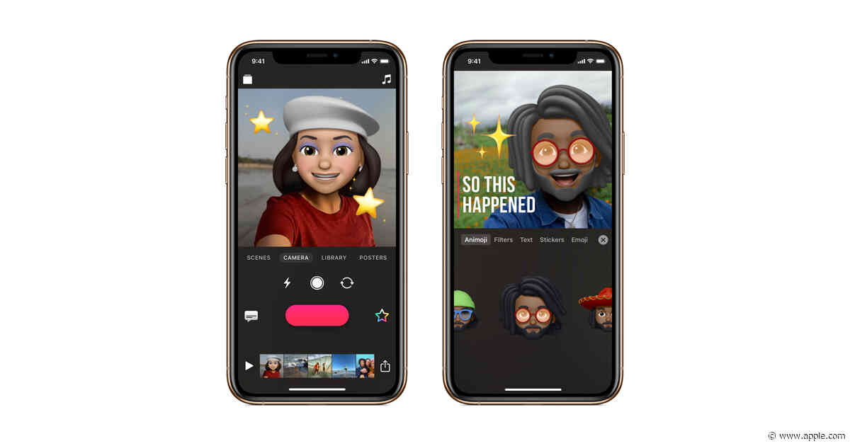 Clips now features Memoji and Animoji, new stickers and more