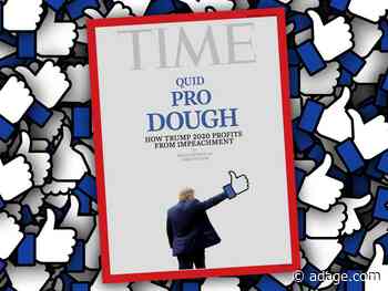 Trump gets a Facebook thumbs-up hand graft on Time’s latest cover