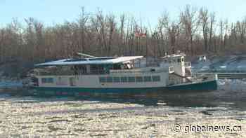 Edmonton Riverboat damaged by rising icy water: owner