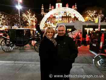 Northern Irish TV presenter Eamonn Holmes celebrates 60th birthday