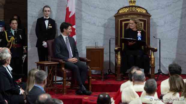 LIVE: Throne speech focuses on common ground to be found in Liberal minority-led 43rd Parliament