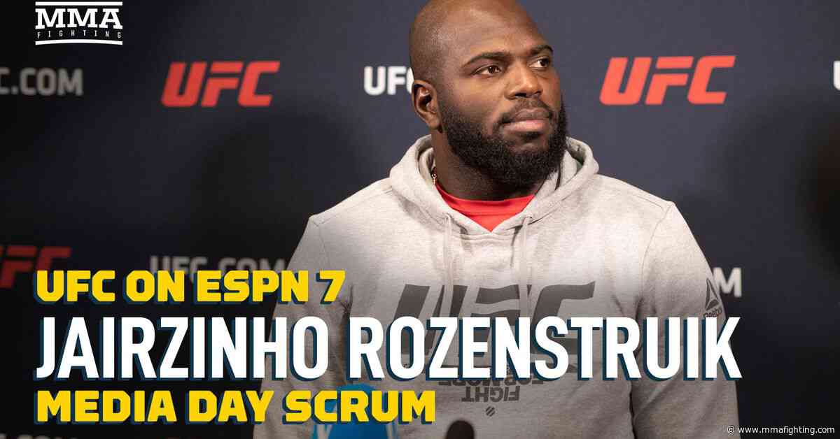 Video: Jairzinho Rozenstruik gunning for ‘big challenge’ against Francis Ngannou after fight against Alistair Overeem