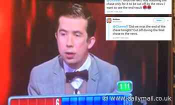 Channel Seven viewers are left outraged as The Chase is cut short
