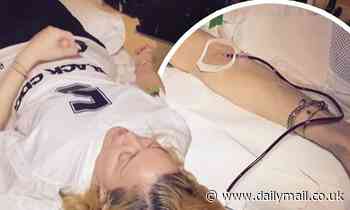 Madonna has blood drawn, mixed with ozone gas and put back in with IV drip
