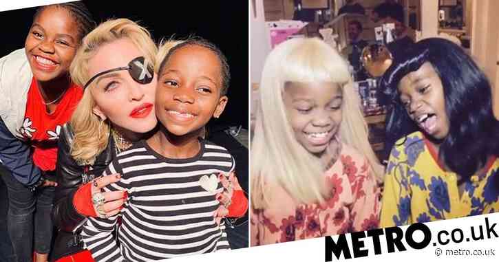 Madonna’s daughters play dress-up in her most iconic outfits and we’re totally jealous