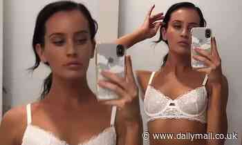 Married At First Sight's Ines Basic strips down to racy white lingerie