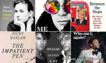 The year's raciest celebrity memoirs show
