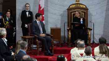 Trudeau presents throne speech focused on common ground in minority-led Parliament