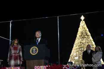 Trump lights National Christmas Tree in holiday tradition