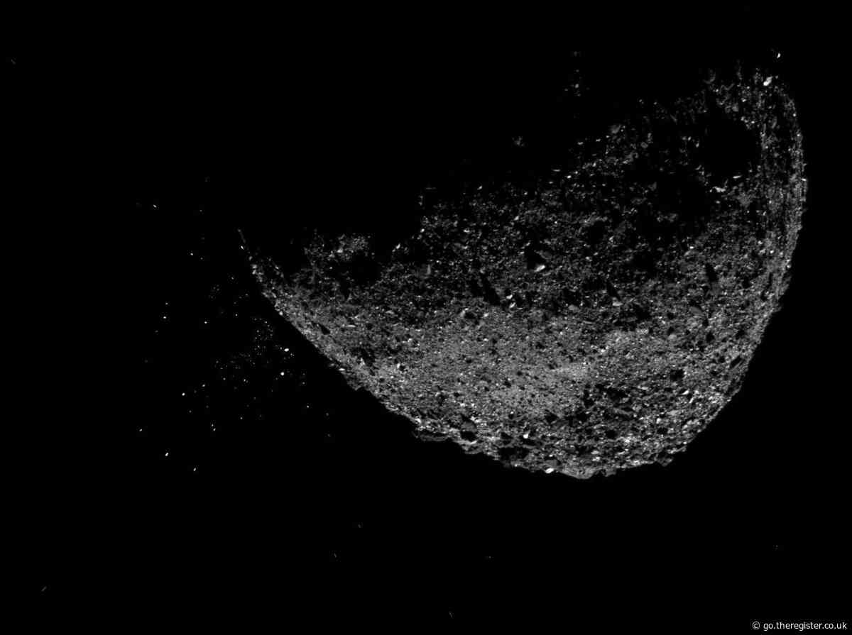 Asteroid Bennu is flinging particles of dust and rock from its surface and scientists can't work out why