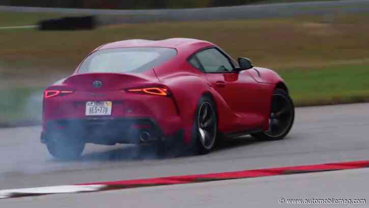 WATCH: Pro Racer Andy Pilgrim Gets Drifty with the 2020 Toyota Supra