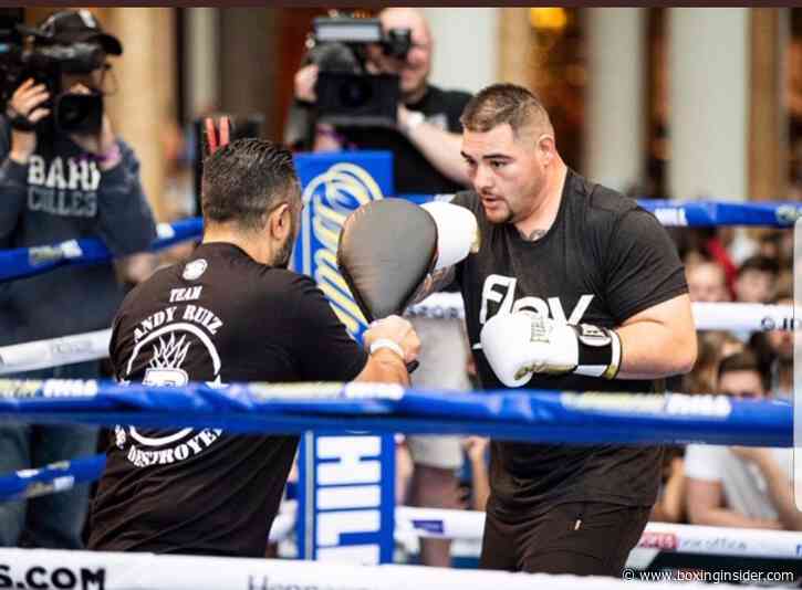 Ruiz Trainer Manny Robles: “We’re Prepared”