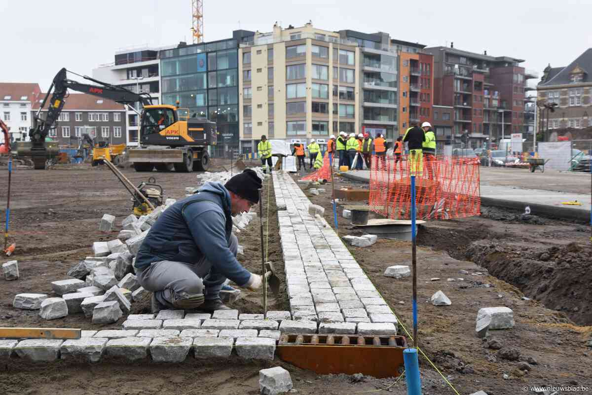 Arbeiders werken tegen de klok