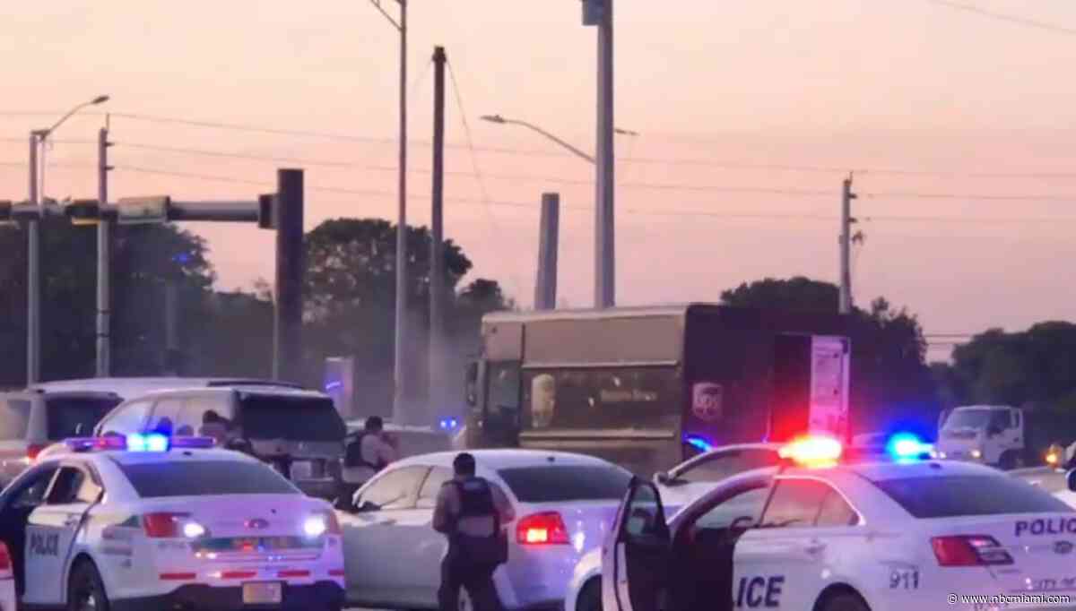Deadly Shootout After Pursuit of Hijacked UPS Truck Caught on Camera