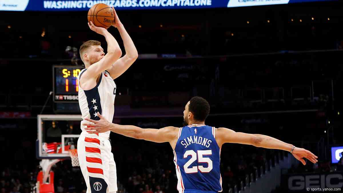 Davis Bertans reinforces status as Wizards' best offseason addition in win over 76ers