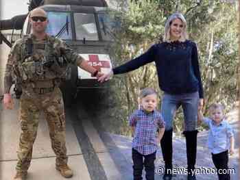 A woman Photoshopped her family&#39;s Christmas card to include her military husband who&#39;s serving overseas