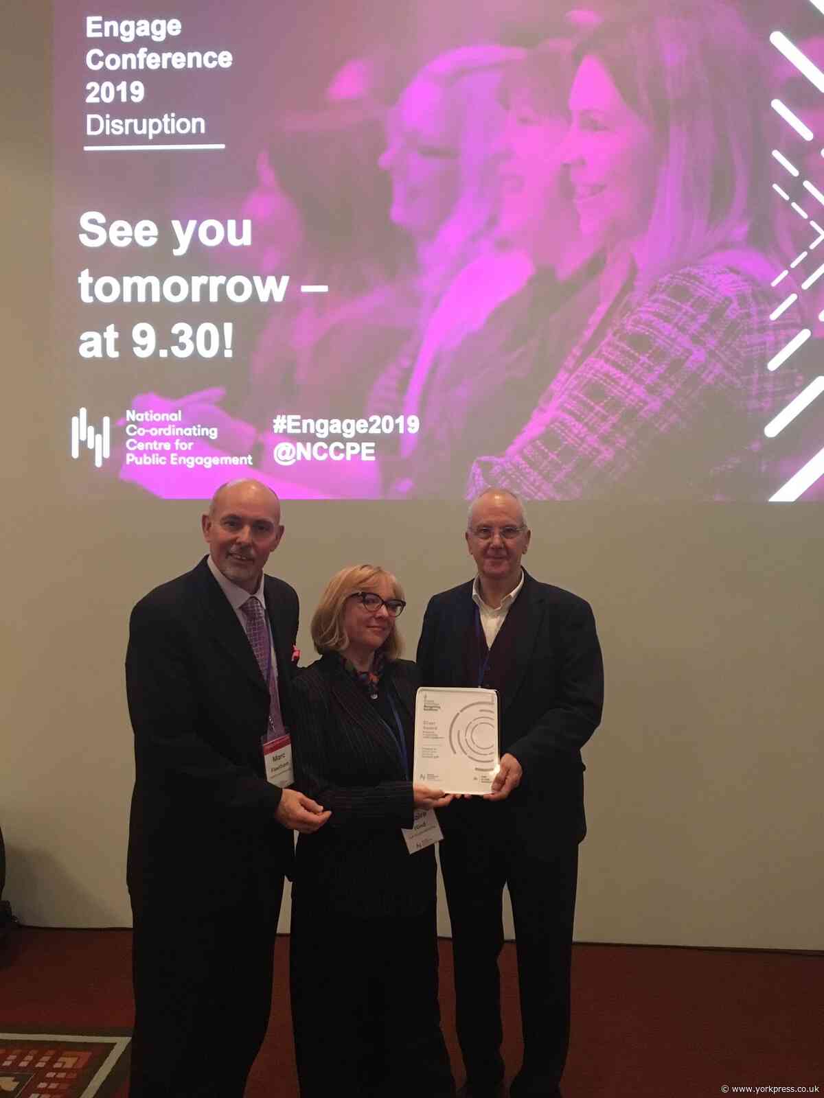 University scoops top award for engagement
