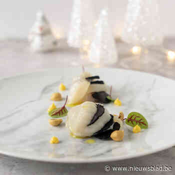 Hap en Tap. Coquille met truffel, gerookte eiercrème