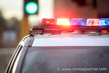 Driver crashes into Las Vegas police car, second vehicle