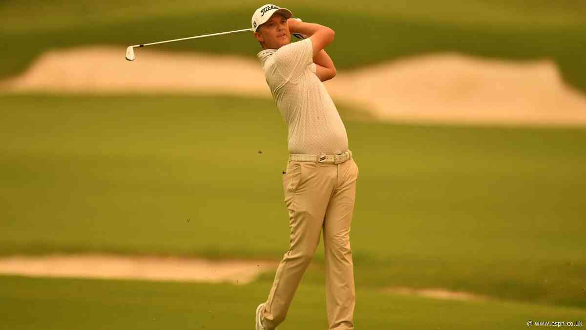 Jones birdies final hole, up 1 shot at Aussie Open