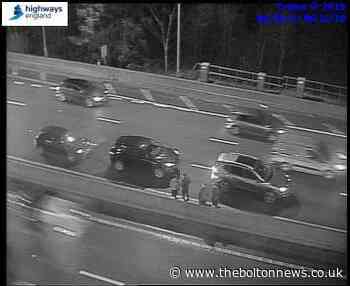 M60 crash at junction 10 Trafford Centre now cleared