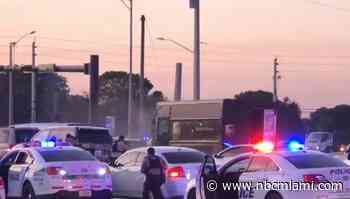 Cellphone Video Shows Deadly Shootout After Pursuit of Hijacked UPS Truck
