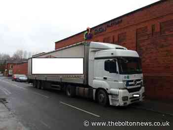 Lorry held after company owes thousands in unpaid fines