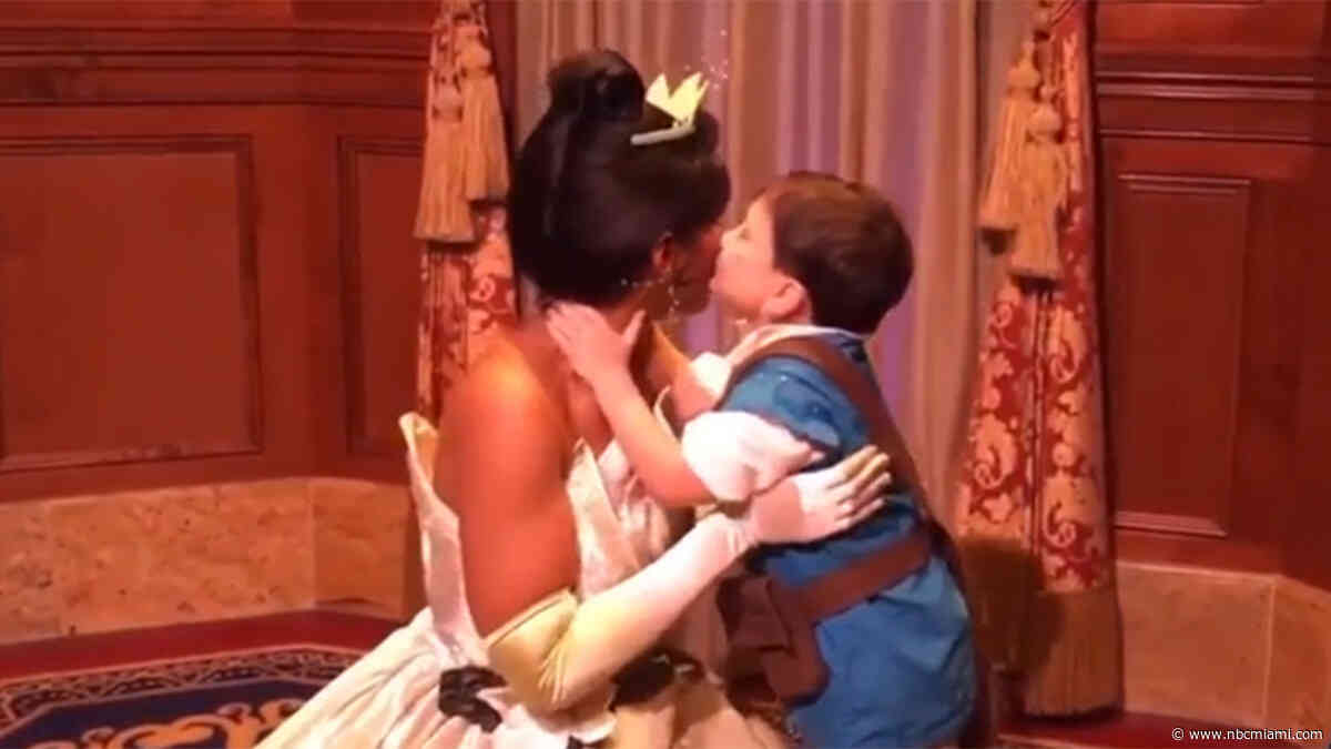 Mother Captures Autistic Son’s Moments With Disney Princesses