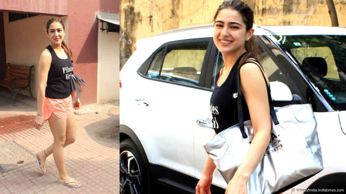 Sara Ali Khan looks fresh as a daisy as she hits the gym