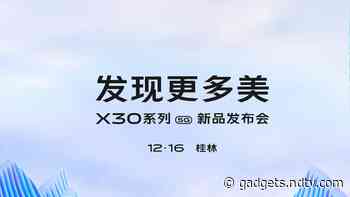 Vivo X30, Vivo X30 Pro Launch Set for December 16, Will Sport Exynos 980 5G SoC