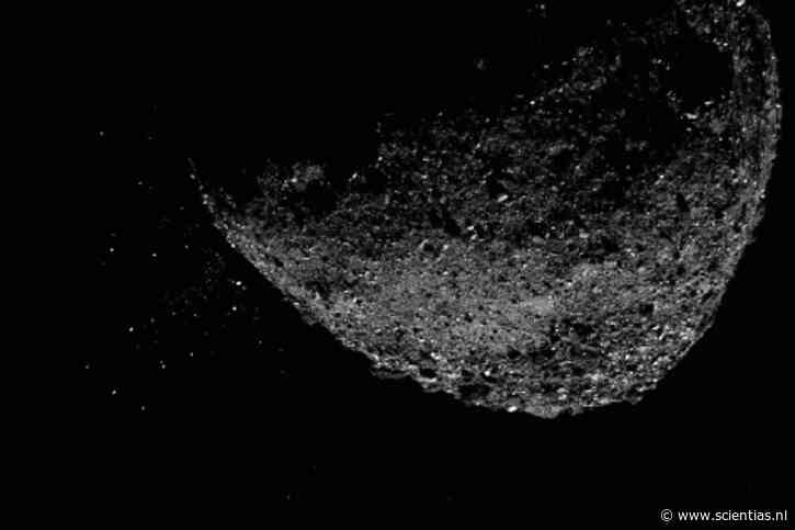 Planetoïde Bennu blijkt keien weg te slingeren