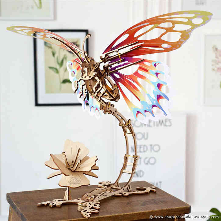 UGears Wooden Butterfly 3D Puzzle