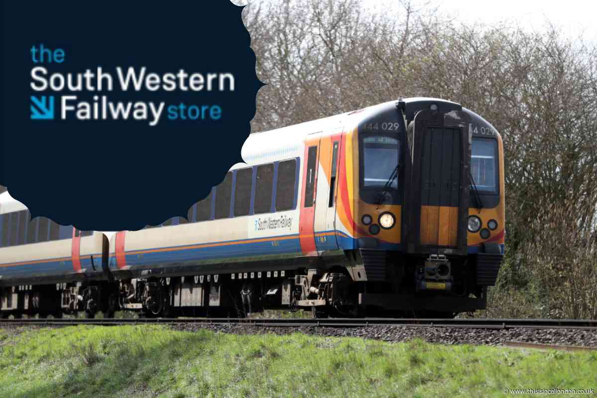 A prankster has set up a website mocking South Western Railway with a fake shop