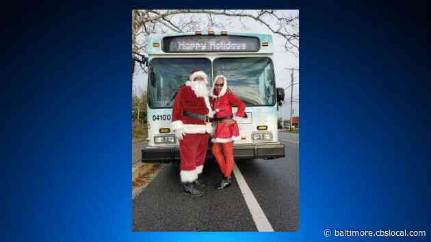 Follow Santa And Mrs. Claus On The Holiday Bus Of Giving