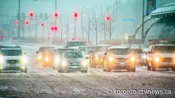 Slow commute as Toronto gets slammed with more snow